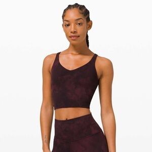 Lululemon align tank - diamond die cassis black